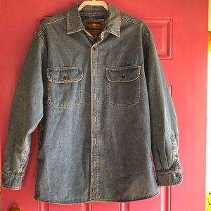 Vintage Men’s Levi’s Flannel Lined Buttoned Down Jean Jacket. Warm and comfy! M.